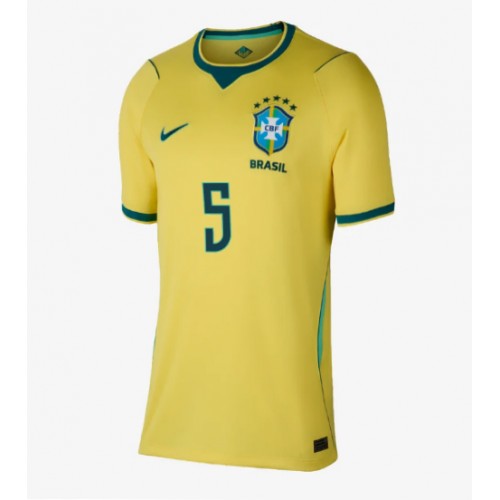 Brazil Casemiro #5 Domaci Dres za Ženska SP 2026 Kratak Rukavima